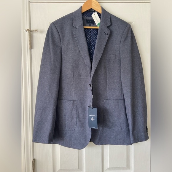 NWT 7Diamonds Mens Glenn Blazer Blue Heather Size M - Picture 1 of 5